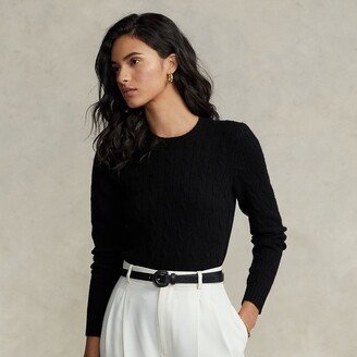Cable-Knit Cashmere Sweater-AG