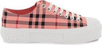 Checked Low-Top Sneakers