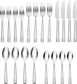 Satin Touch 18/0 Stainless Steel 20 Piece Set, Service for 4