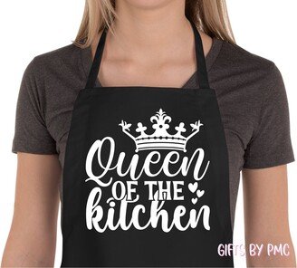 Queen Of The Kitchen, Baking Apron, Cooking Gift For Christmas, Christmas Gift, Gifts, Apron - Free Fast Shipping