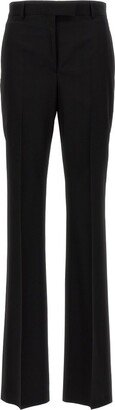 Central Pleated Straight Leg Pants