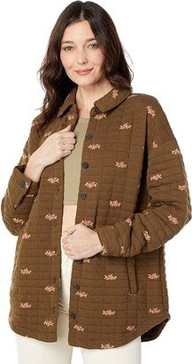 Fanta Shacket (Weathered Grove) Women's Clothing