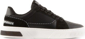 Lace-Up Leather Sneakers-AA