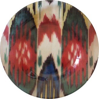 Ikat glass plate (27cm)-AA