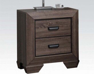 EDWINRAY Lyndon Nightstand with 2 Spacious Storage Drawers,Transitional Style