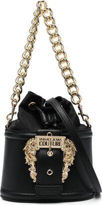 Logo-Plaque Bucket Bag-AB