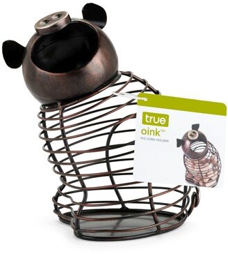 True Brands True Oink Pig Cork Holder