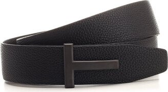 Black t-icon Reversible Belt