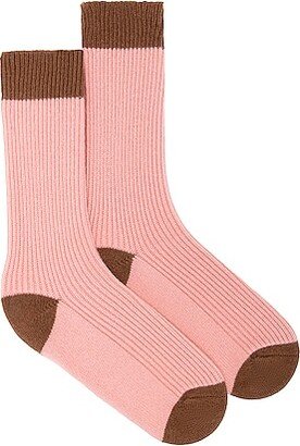 Guest In Residence The Soft Socks in Pink