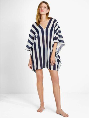 Awning Stripe Cover-Up Caftan