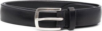 Square-Buckle Leather Belt-AC