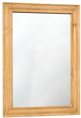 Artissance Reclaimed Wood Peking Mirror With Weathered White Wash Finish, 34 Inch Tall - 23.6W x 1.5L x 33.86H