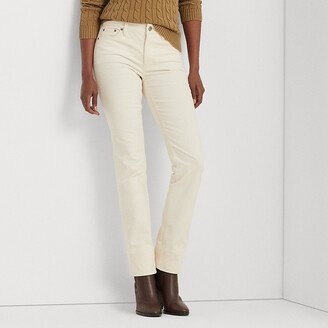 Ralph Lauren Stretch Corduroy Mid-Rise Straight Pant