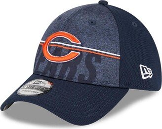 Men's Navy Chicago Bears 2023 Nfl Training Camp Primary Logo 39THIRTY Flex Fit Hat