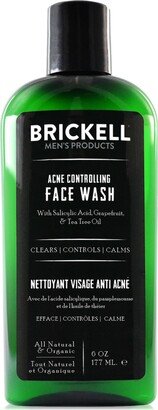 Brickell Mens Products Brickell Men's Products Acne Controlling Face Wash, 6 oz.