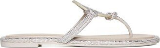 Miller Pavé Embellished Thong Slippers-AA