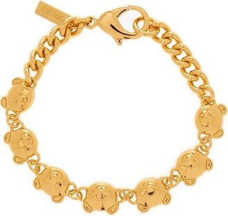 Teddy Bear Cable-Link Chain Bracelet