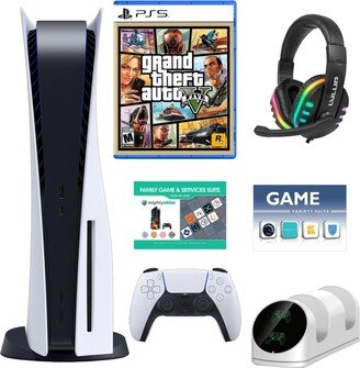 PlayStation 5 Console with Gta V, Accessories and 2 Vouchers