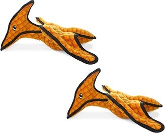 Tuffy Dinosaur Pterodactyl, 2-Pack Dog Toys