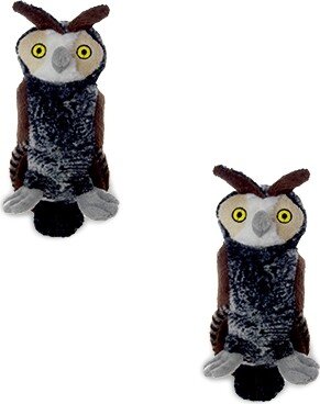 Mighty Jr Nature Owl, 2-Pack Dog Toys