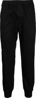 Stretch-Cotton Tapered-Leg Pants