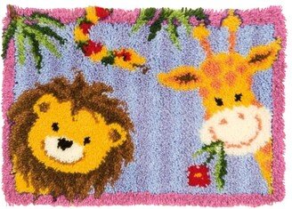 Diy Latch Hook Kits Rug Embroidery Carpet Set Needlework With Crochet Crafts Shaggy For Adults/Kids