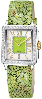 Gv2 Women's Padova Floral Diamond Watch