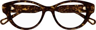 Cat-Eye Frame Glasses-AX