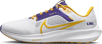 Men's Pegasus 40 (LSU) Road Running Shoes in White