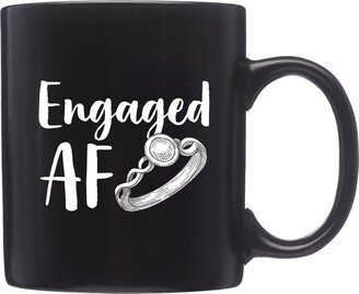 Engaged Mug. Gift. Engagement Bridal Shower Bachelorette Party. Funny Bride Fiance Mug