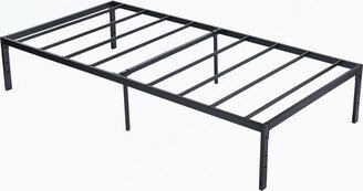 Metal Bed Frame Twin Size Single Platform Mattress Base