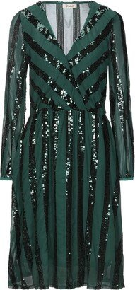 Midi Dress Dark Green-AA