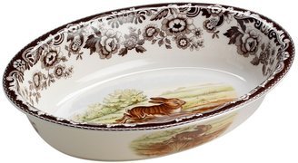 Woodland Rabbit Oval Rim Dish