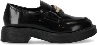 Black Loafer With Logo