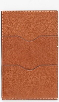 Grained-leather Travel Wallet