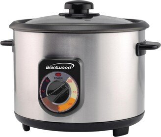 Brentwood 10-Cup Stainless Steel Crunchy Persian Rice Cooker