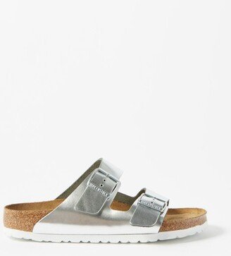 Arizona Metallic-leather Sandals