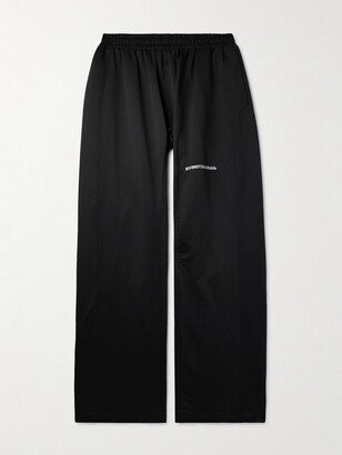 RRR123 Abbots Wide-Leg Logo-Embroidered Shell Track Pants