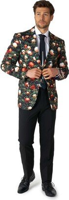 OppoSuit Men' Chritma Suit - Shine Pine - Multicolor - Size: US 42