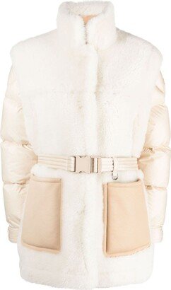 Charente shearling down jacket