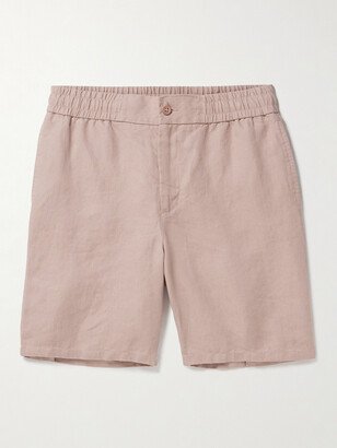 Cornell Slim-Fit Linen Shorts-AA
