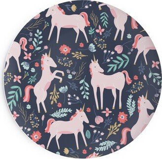 Salad Plates: Unicorn Fields Salad Plate, Multicolor