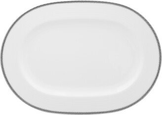 Whiteridge Platinum Oval Platter, 16