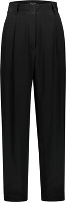 Pagged High-waisted Trousers