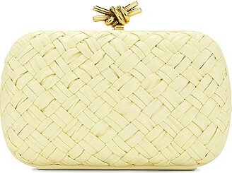 Knot Minaudiere Clutch in Yellow