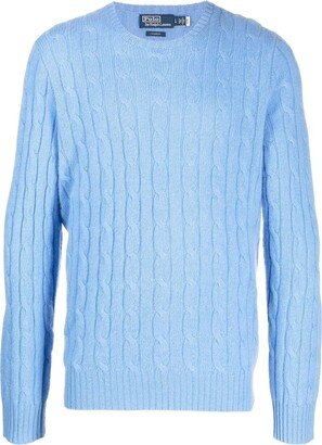 Cable-Knit Cashmere Jumper-AD