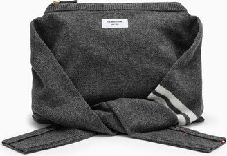 Grey wool envelope