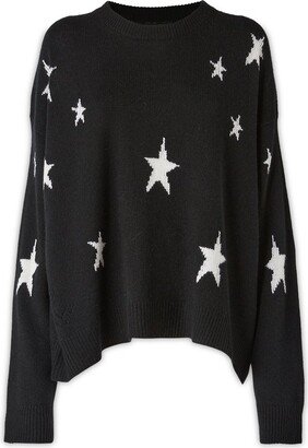 Star-Printed Crewneck Jumper