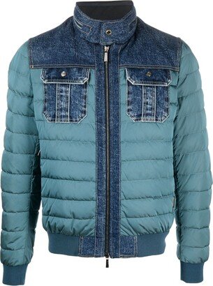 Panelled Padded Jacket-AE