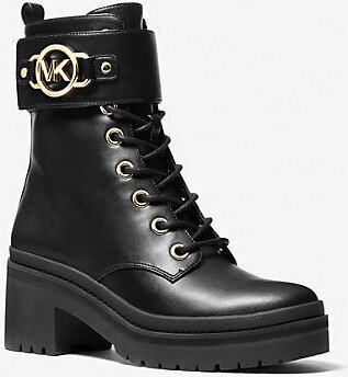 Rory Faux Leather Combat Boot